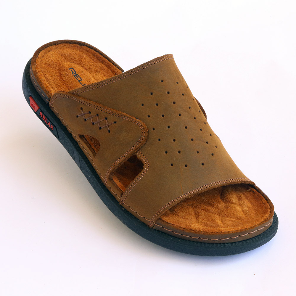 Men's Genuine suede leather Slipper - M05