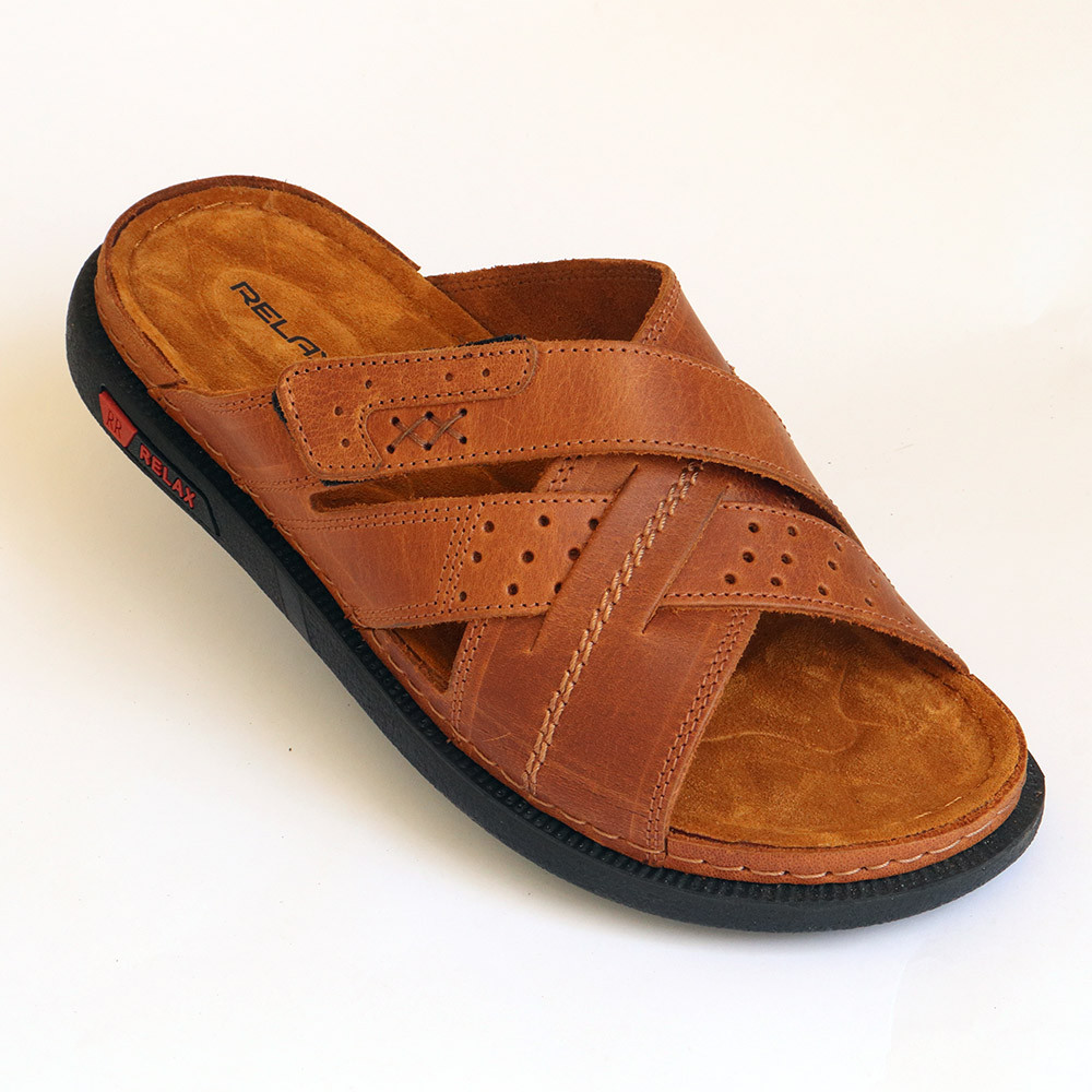 Men's Genuine leather Slipper - M28